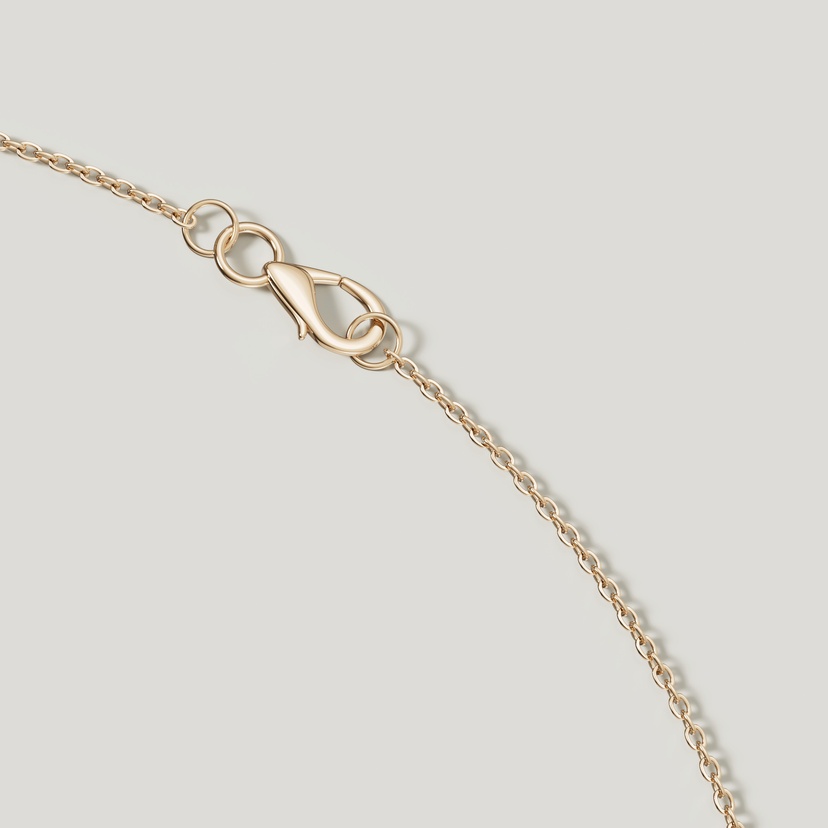 Shams 18k Yellow Gold Turquoise And Diamond Necklace