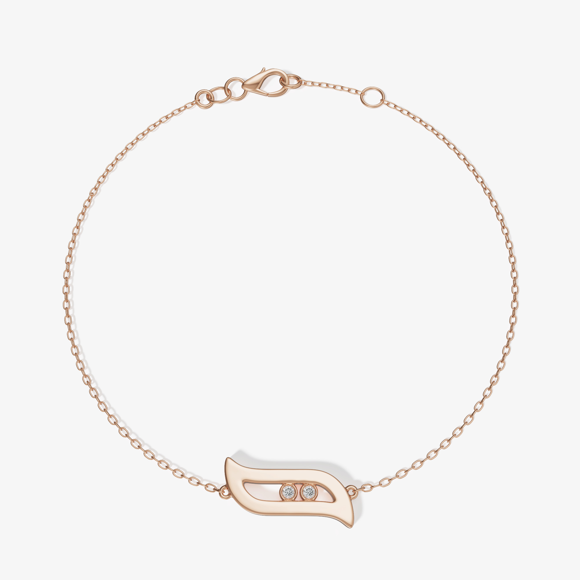 Brilliance Diamond Bracelet in 18K Rose Gold