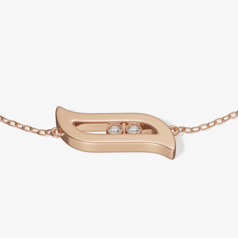 Brilliance 18k Rose Gold And Diamond Bracelet
