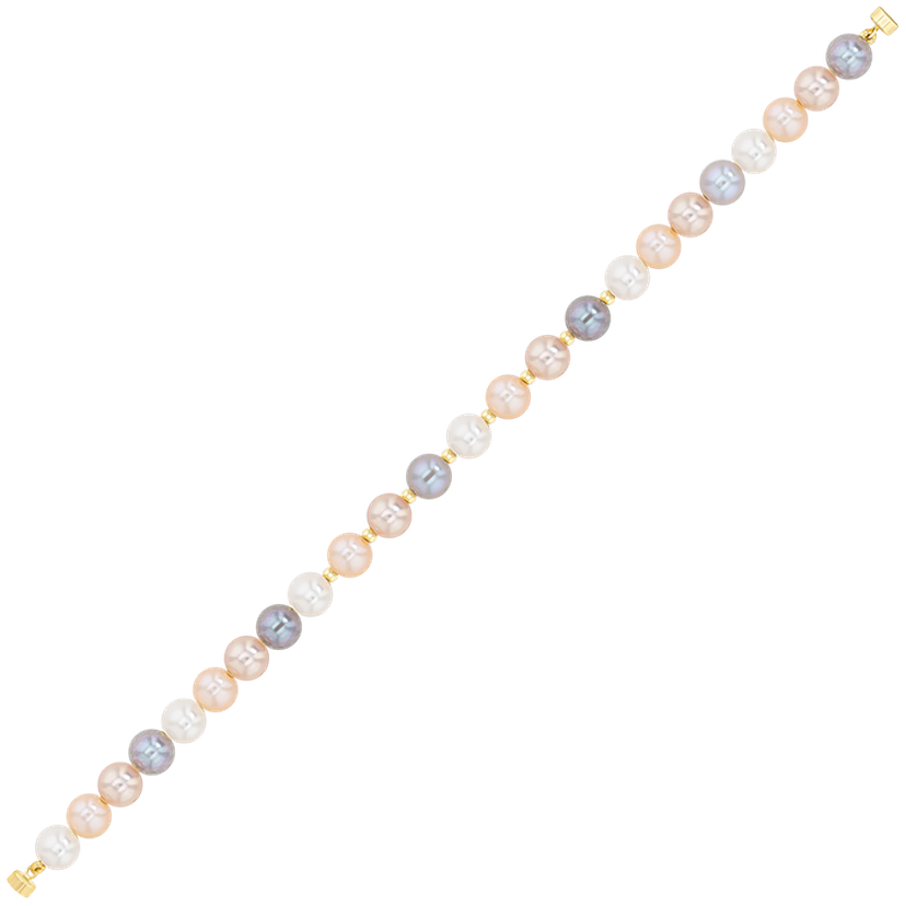 Mixed Pearl String Bracelet