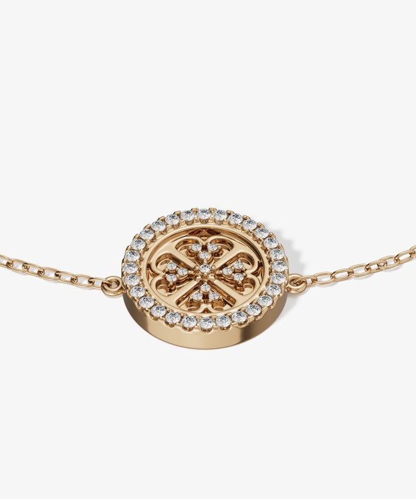 Lace Oria 18k Yellow White And Rose Gold Bracelet