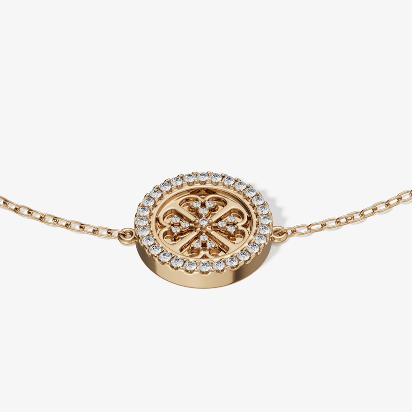 Lace Oria 18k Yellow White And Rose Gold Bracelet