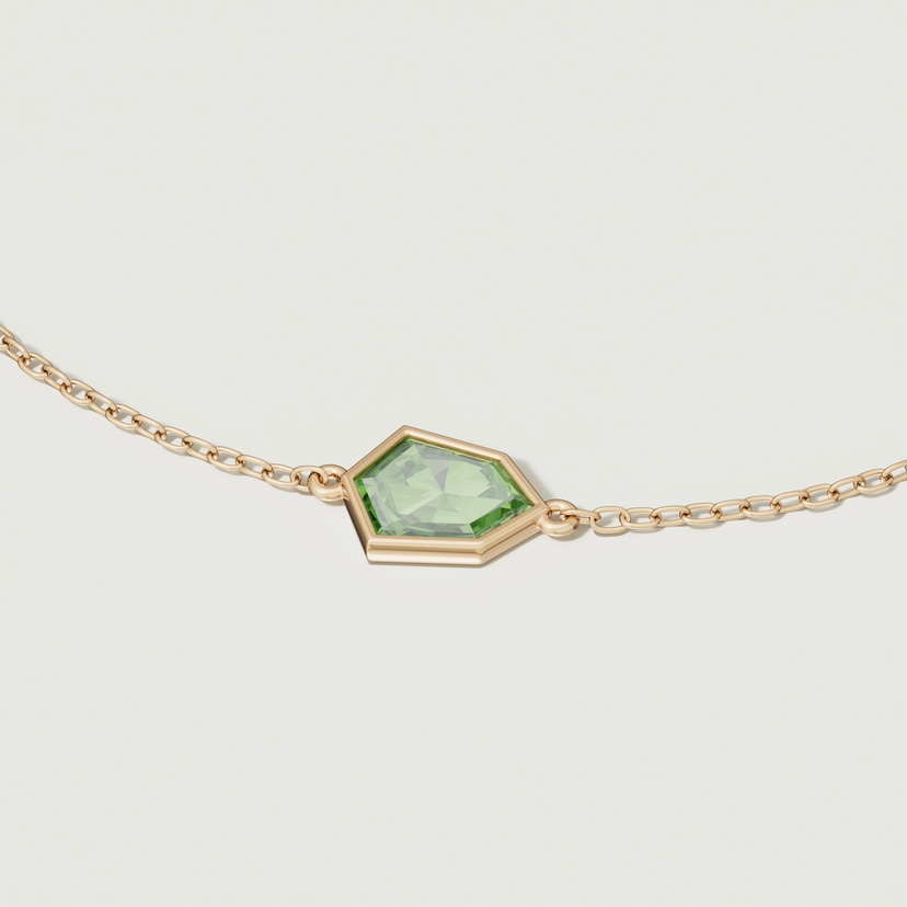 Spring 18K Yellow Gold Bracelet With Amethyst Citrine Peridot Swiss Blue Topaz And London Blue Topaz