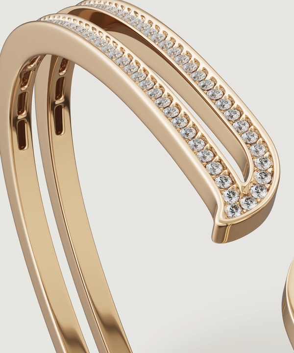 Eternal 18k Yellow Gold Diamond Bangle
