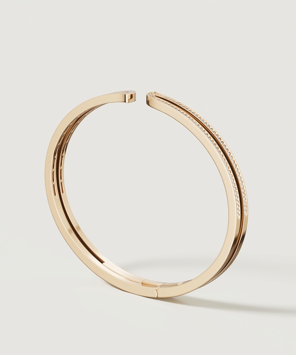 Eternal 18k Yellow Gold Diamond Bangle