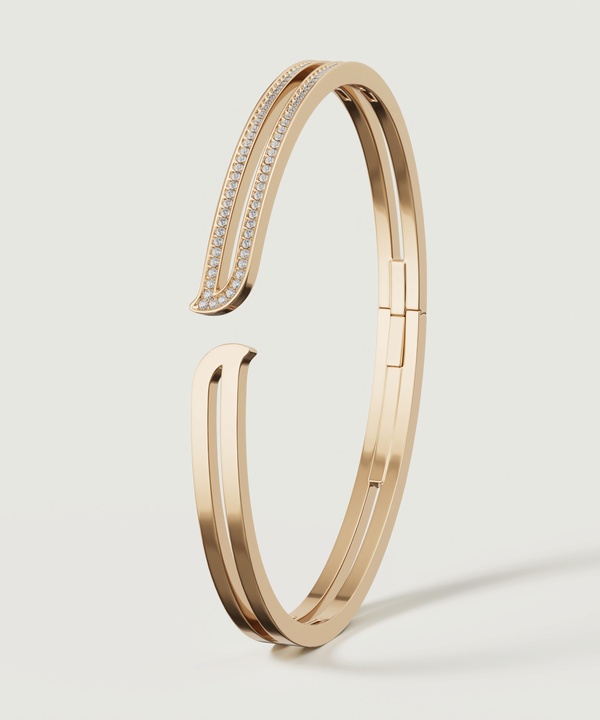 Eternal 18k Yellow Gold Diamond Bangle