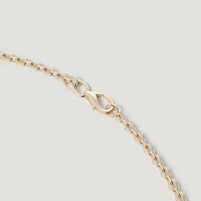Stella D'oro Eden 18k Yellow Gold Diamond And Pink Opal Necklace