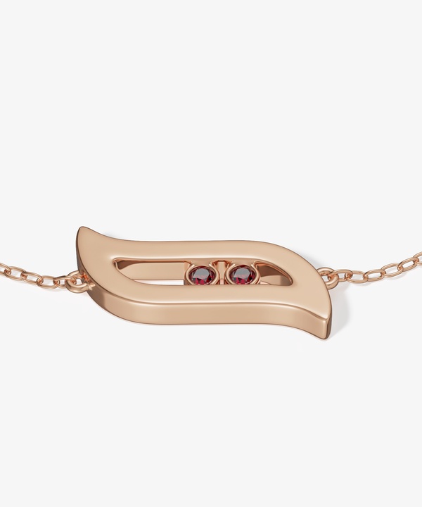 Brilliance 18k Rose Gold And Ruby Bracelet