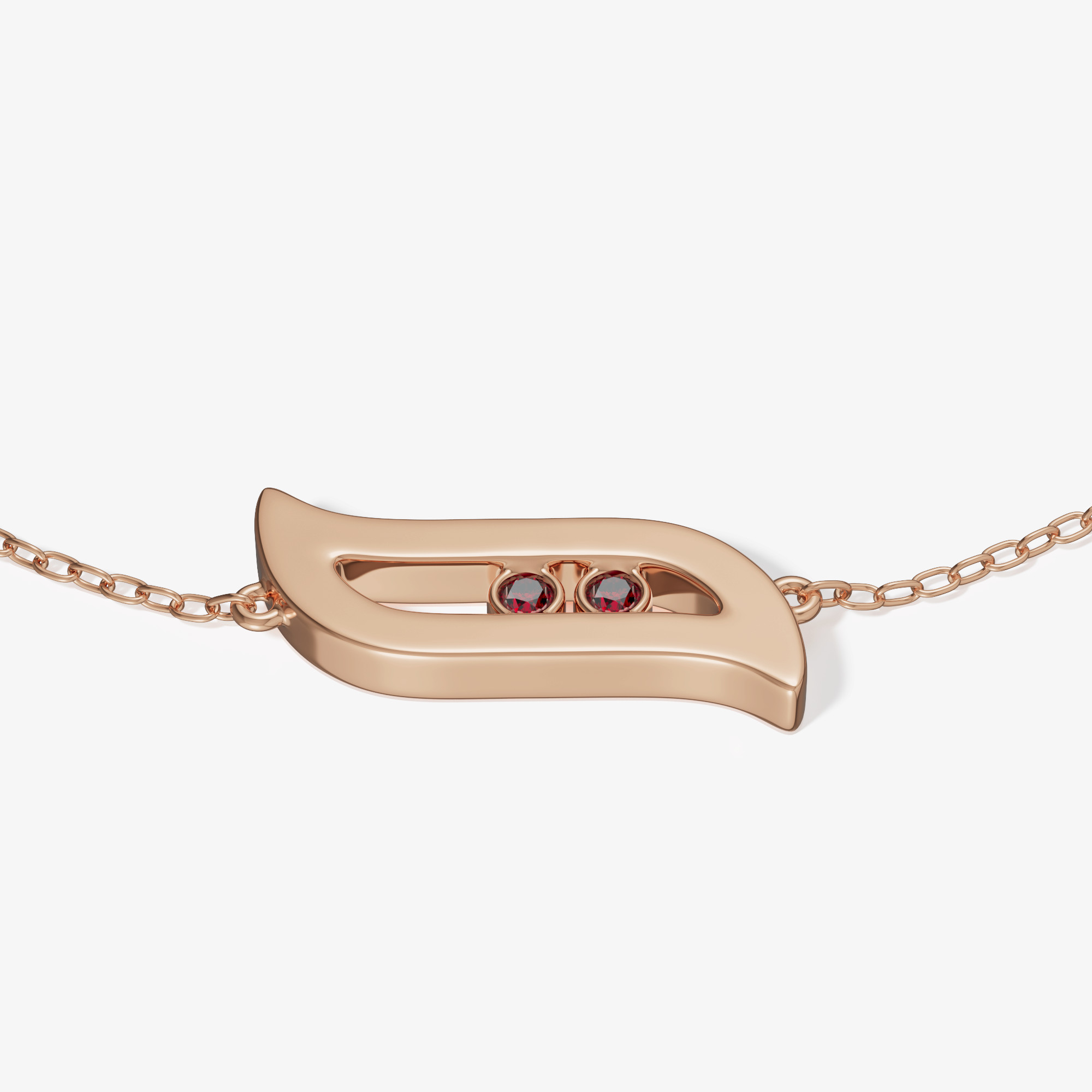 Brilliance 18k Rose Gold And Ruby Bracelet