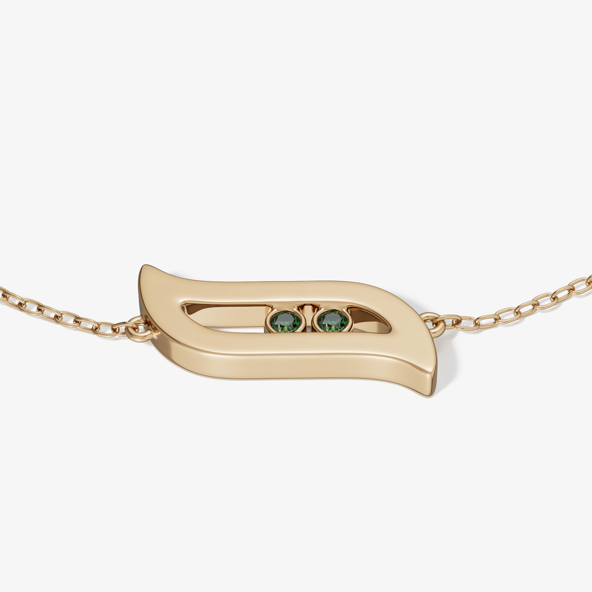 Brilliance 18k Yellow Gold And Emerald Bracelet