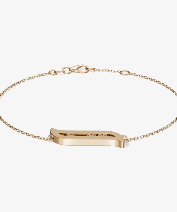 Brilliance 18k Yellow Gold And Diamond Bracelet