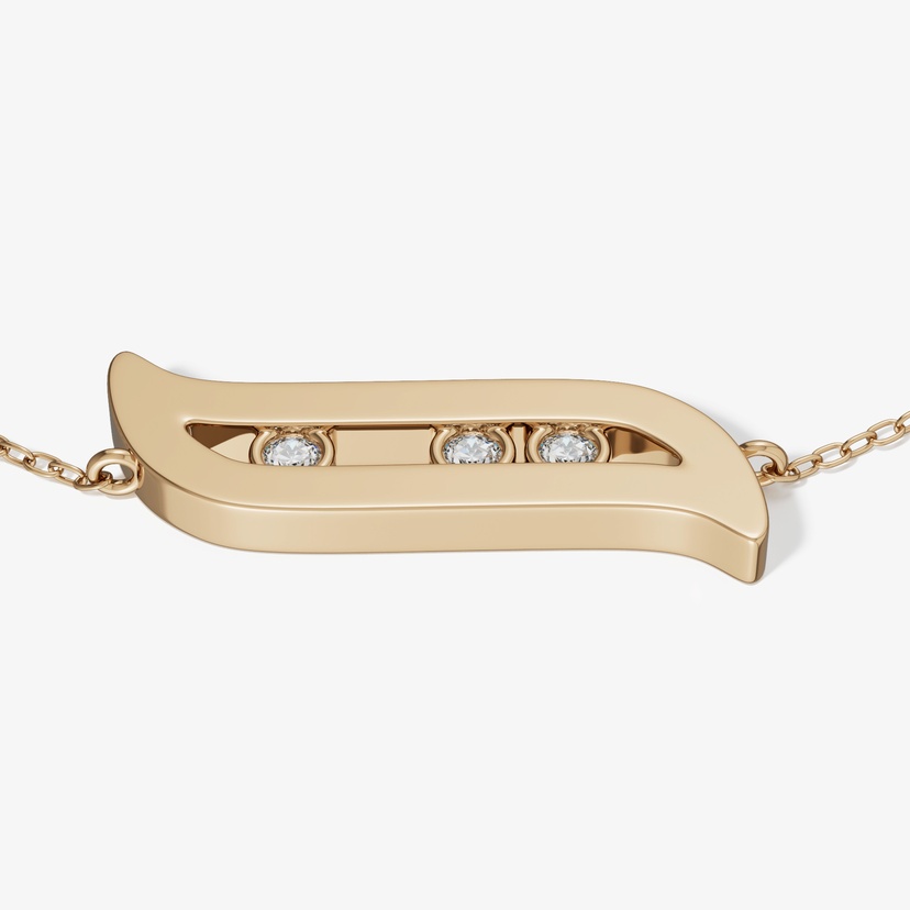 Brilliance 18k Yellow Gold And Diamond Bracelet