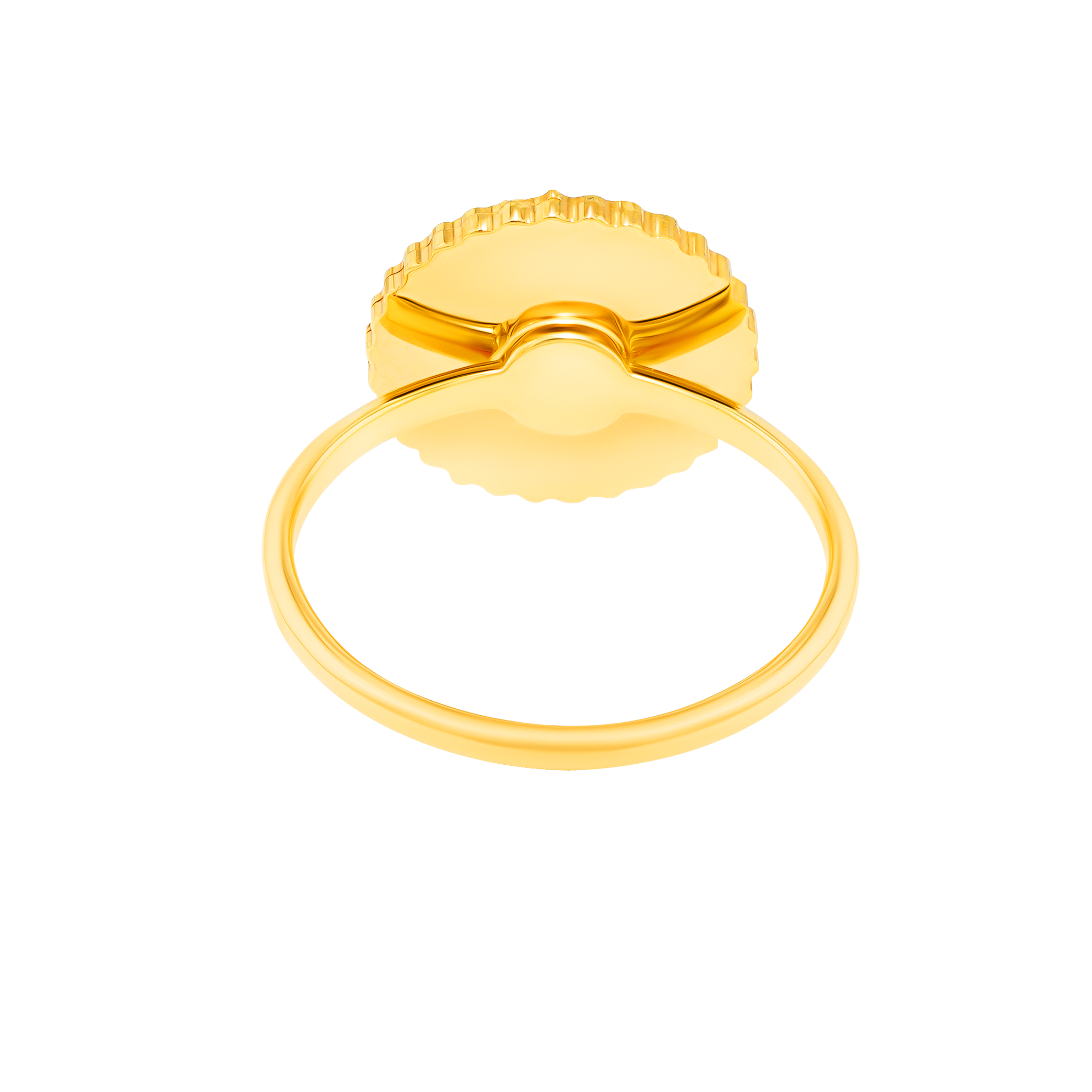 Versailles Single Motif Green Mother Of Pearl In 18K Yellow Gold