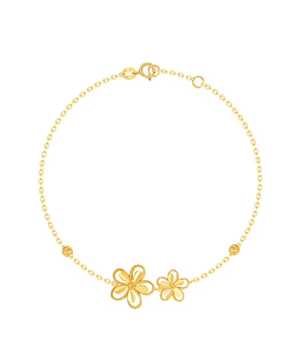 Anmol Floret 21k Yellow Gold Bracelet