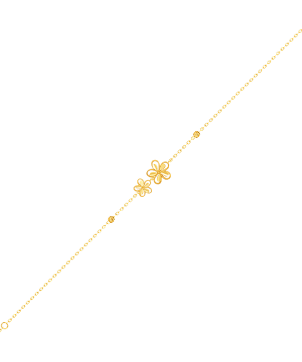 Anmol Floret 21k Yellow Gold Bracelet