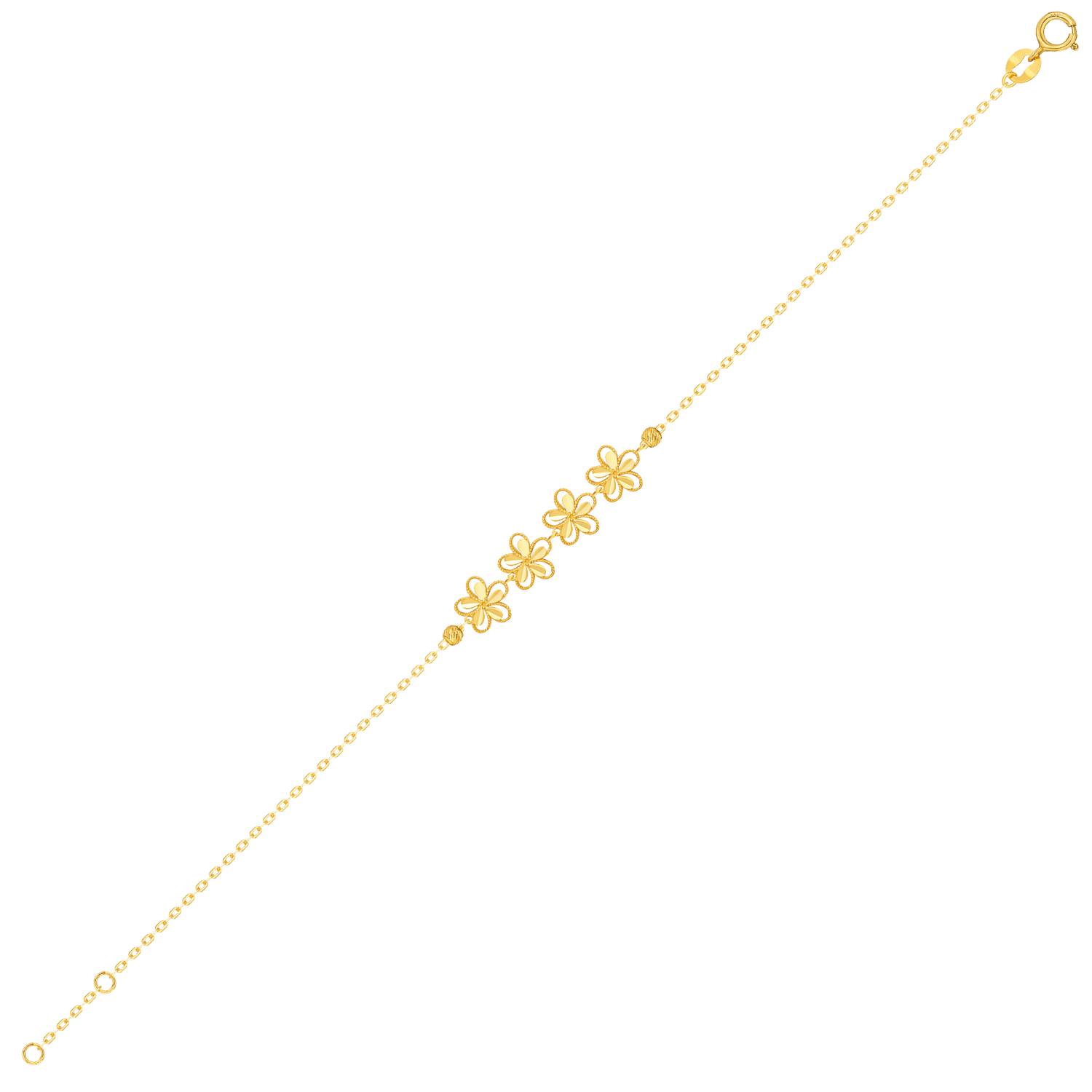 Anmol Floret 21k Gold Bracelet