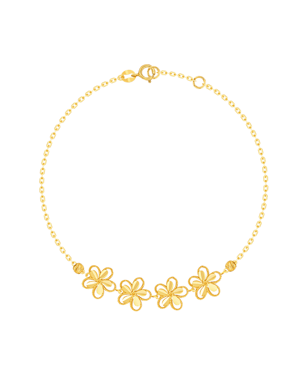 Anmol Floret 21k Gold Bracelet