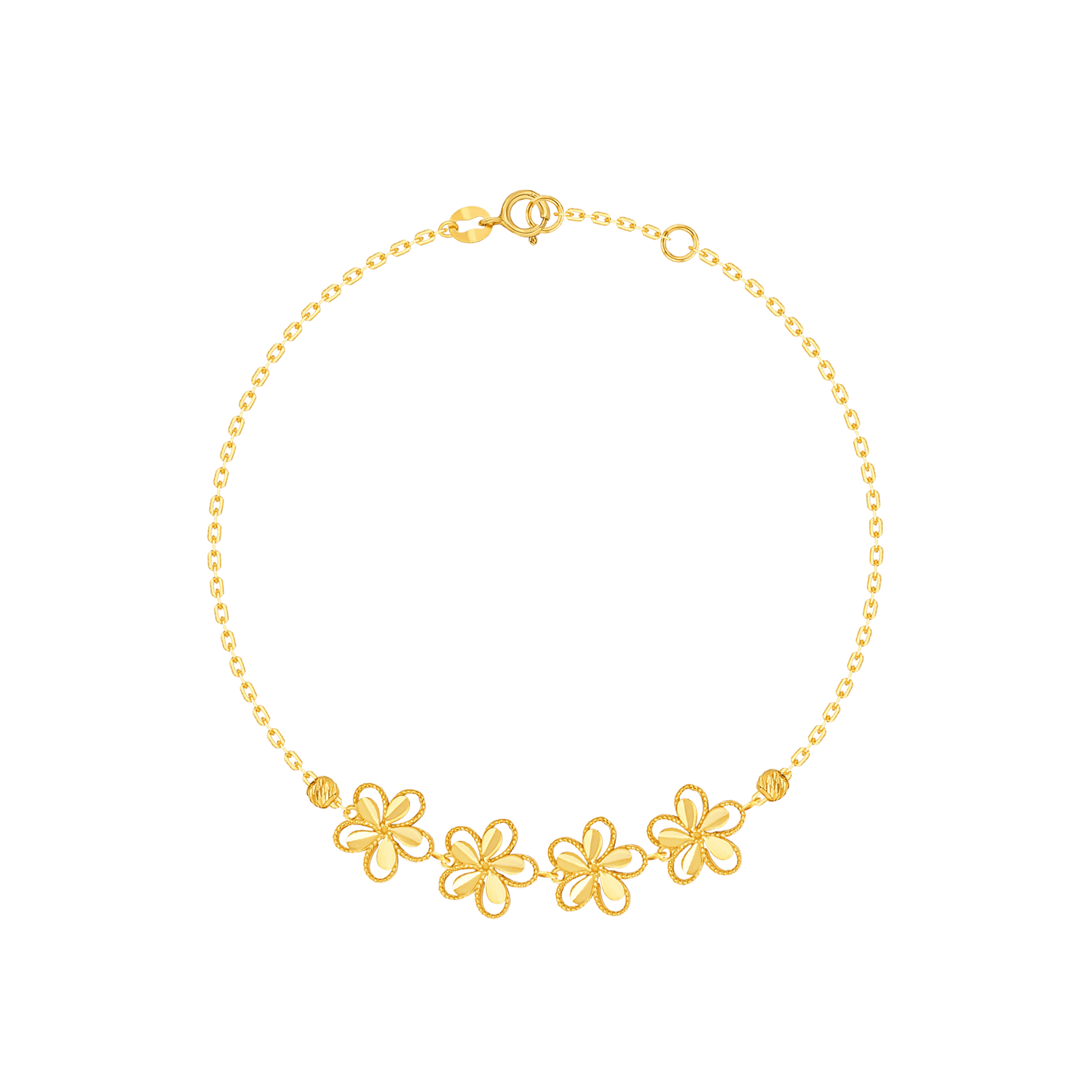 Anmol Floret 21k Gold Bracelet