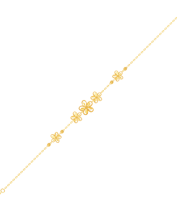 Anmol Floret 21k Gold Bracelet
