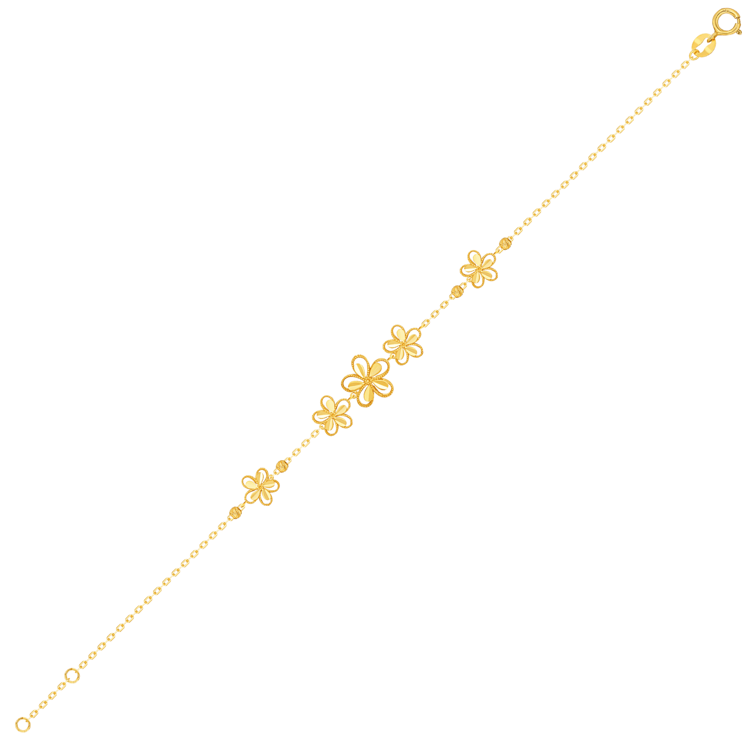 Anmol Floret 21K Gold Bracelet