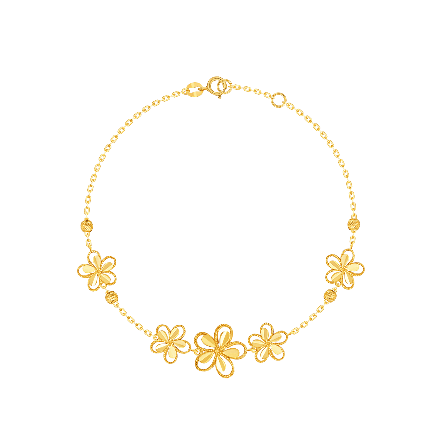 Anmol Floret 21K Gold Bracelet