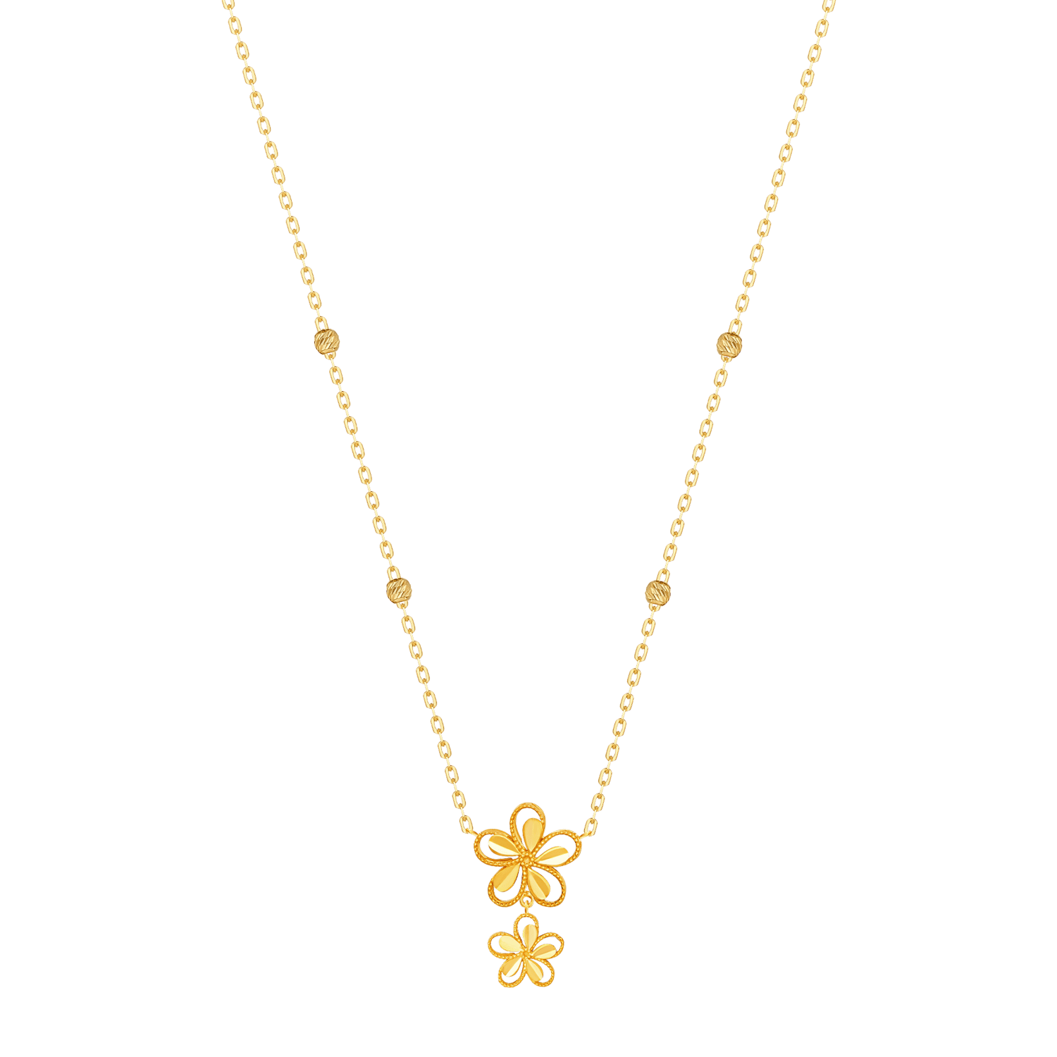 Anmol Floret 21k Gold Necklace