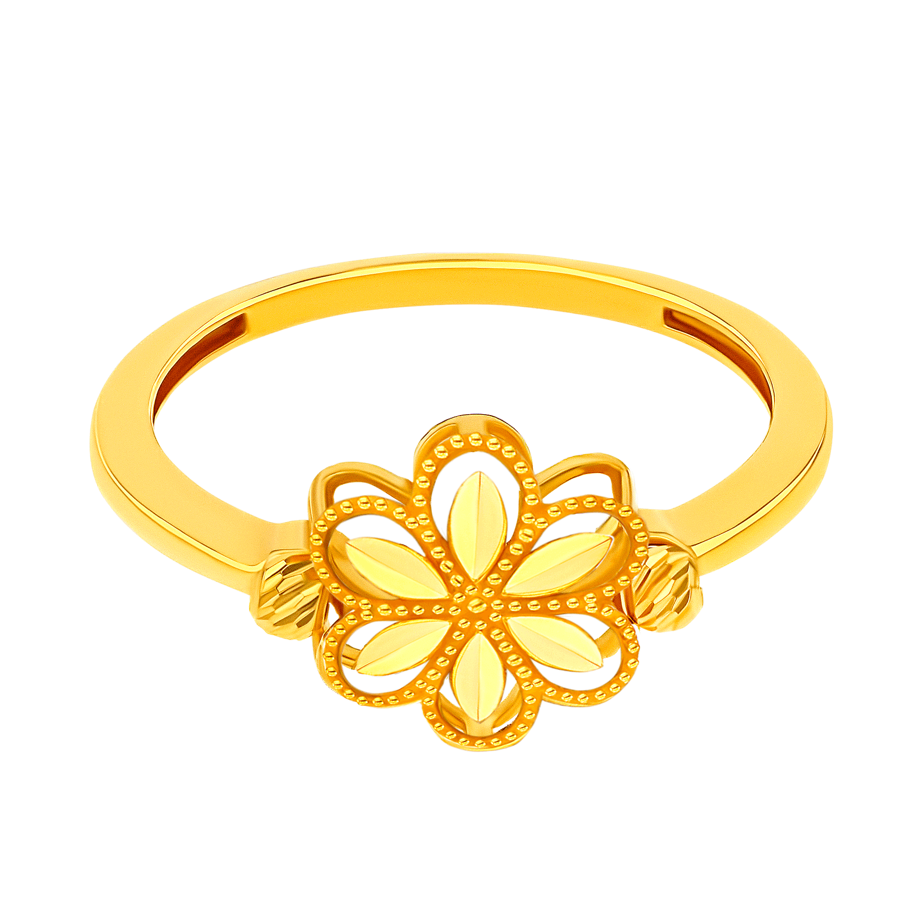 Floret Ring in 21K Yellow Gold