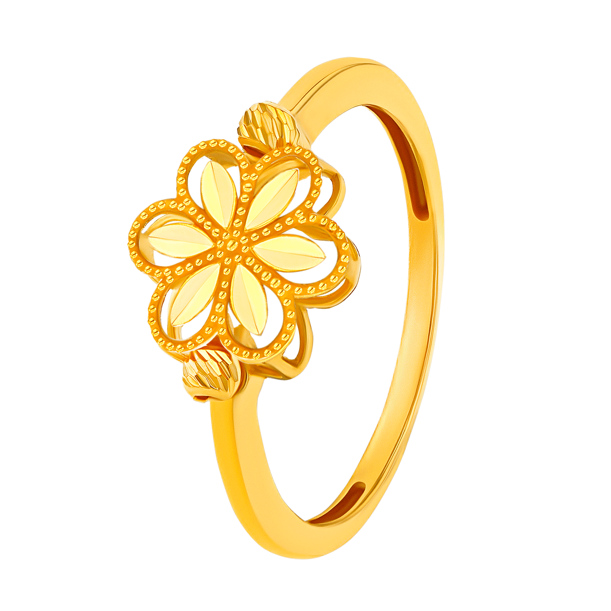 Floret Ring in 21K Yellow Gold
