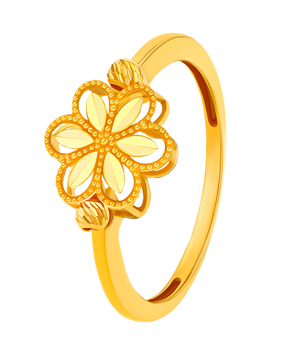 Floret Ring in 21K Yellow Gold