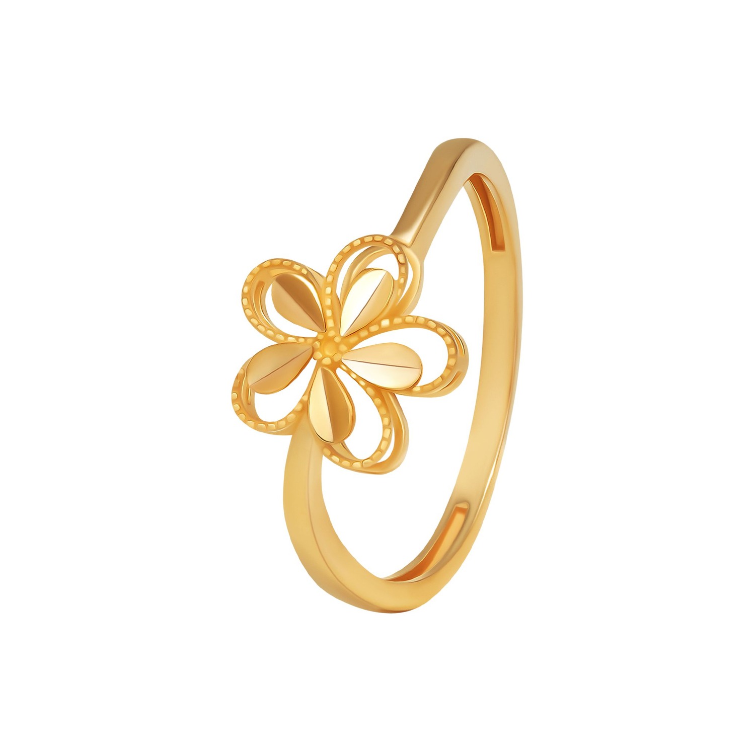 Anmol Floret 21k Yellow Gold Ring