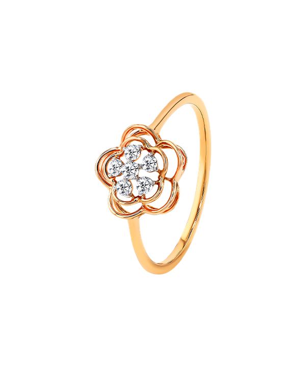 Diamond Ring In 18k Gold