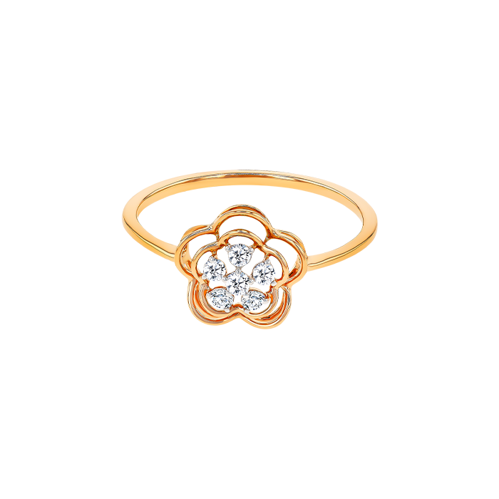 Diamond Ring In 18k Gold
