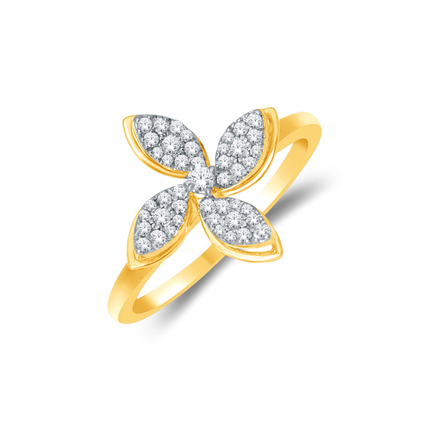 Alyssa 18k Yellow Gold Diamond Ring