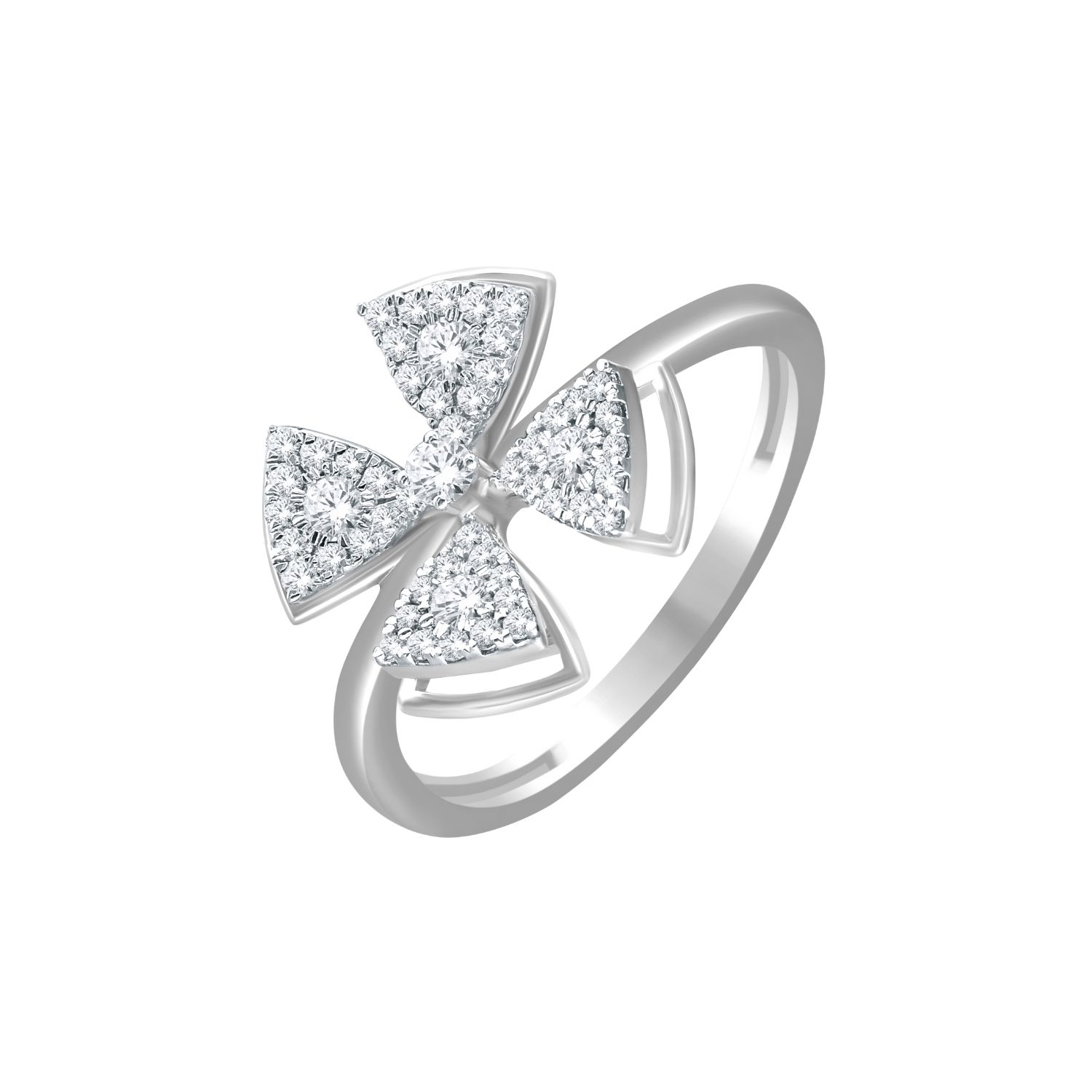 Alyssa 18kt White Gold Diamond Ring