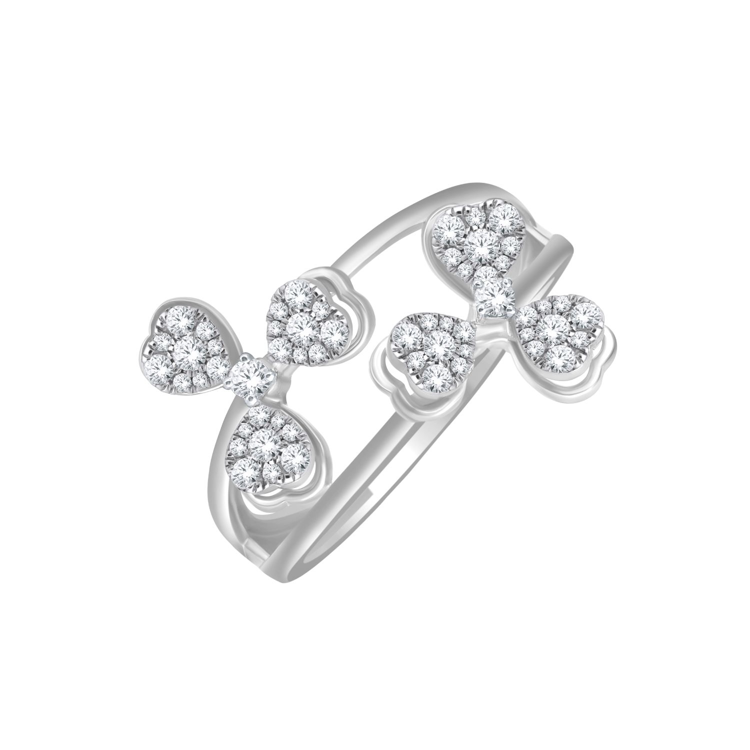 Alyssa 18kt White Gold Diamond Ring