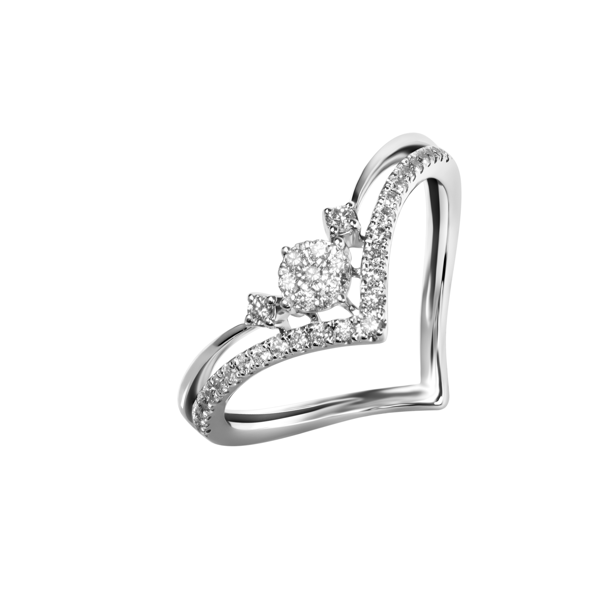 Diamond Ring In 18k Gold
