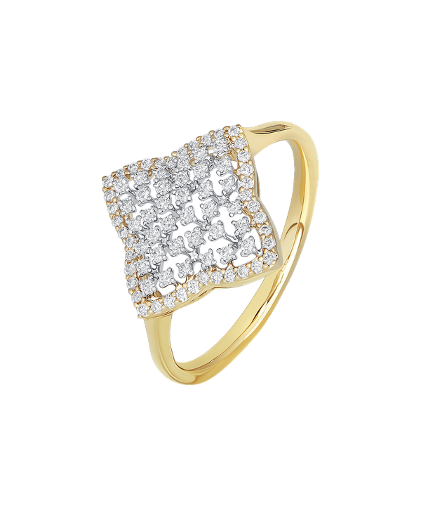 18k Gold Diamond Ring
