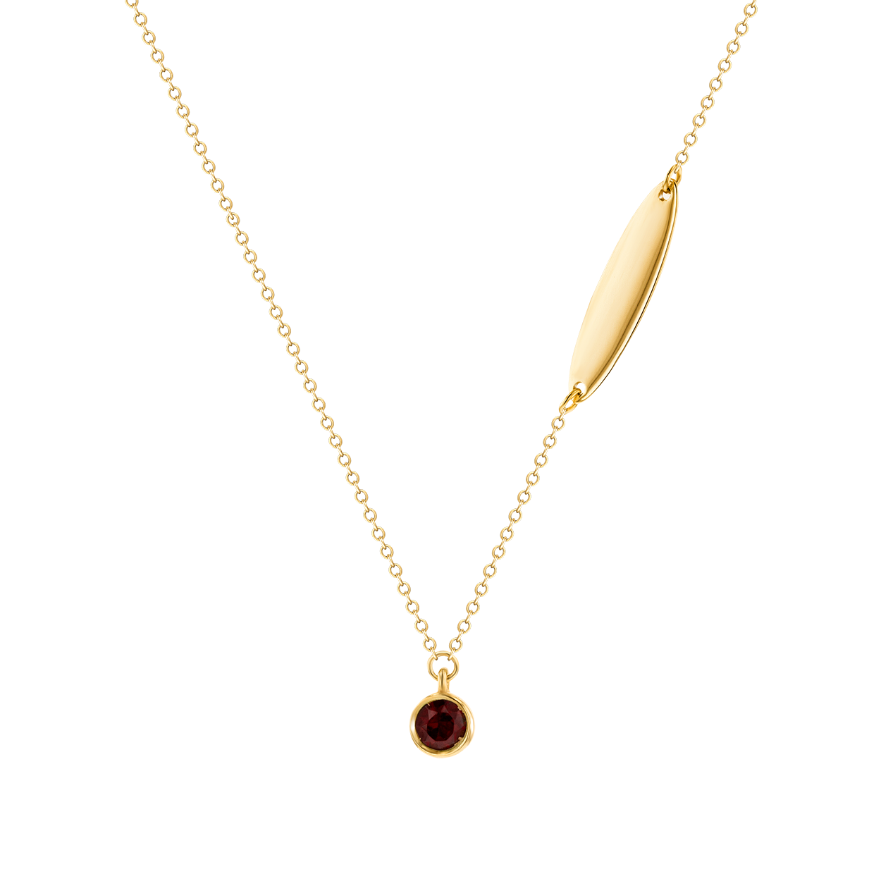 Children's Jewellery Ara Garnet January Birthstone Necklace