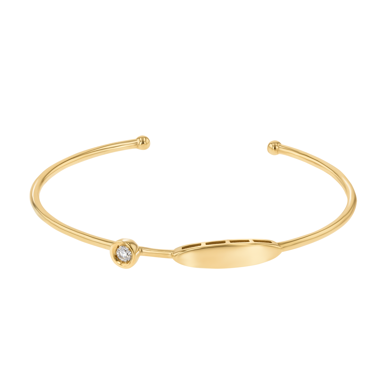 Children's Jewellery Ara Diamond April Birthstone Bangle