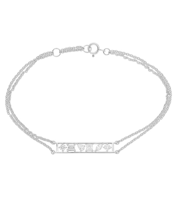 Aerial 18k White Gold Bracelet