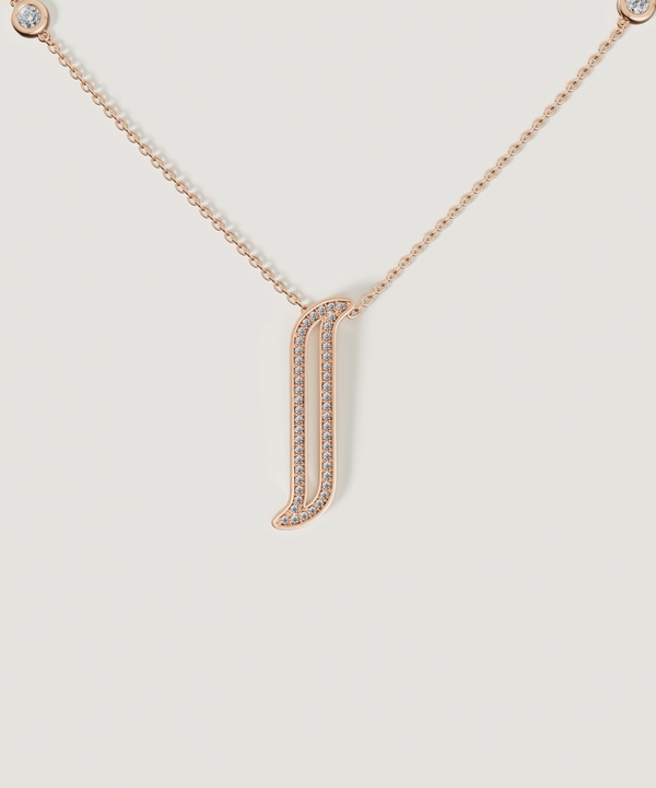 Eternal 18K Rose Gold Diamond Necklace