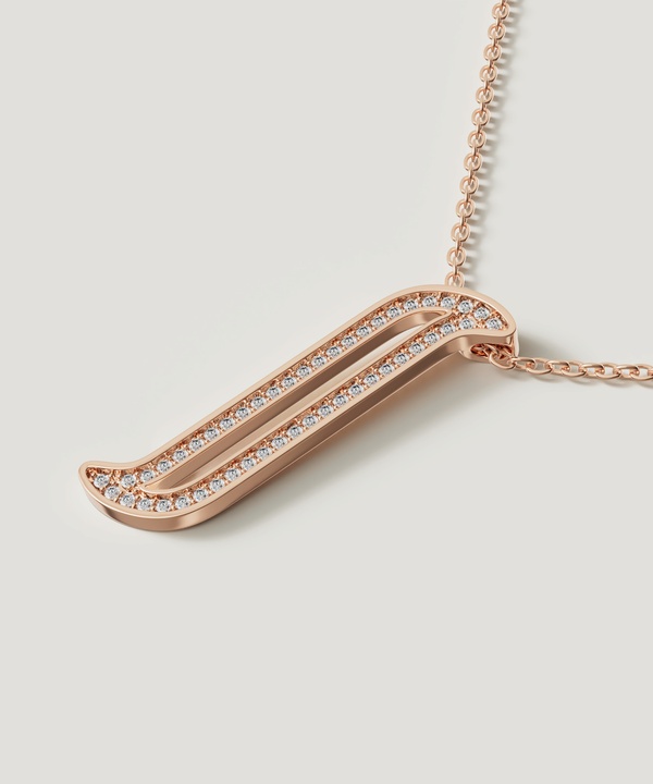 Eternal 18K Rose Gold Diamond Necklace