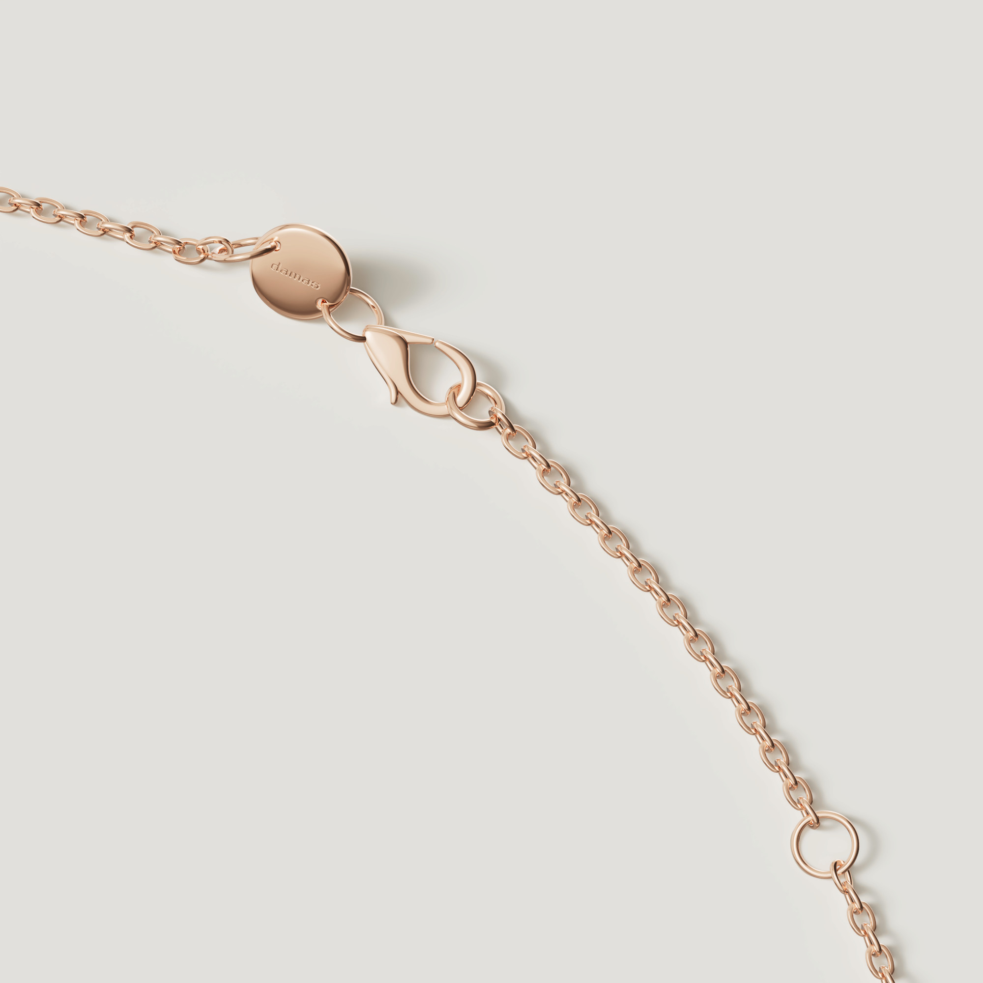 Eternal 18k Rose Gold Diamond Necklace
