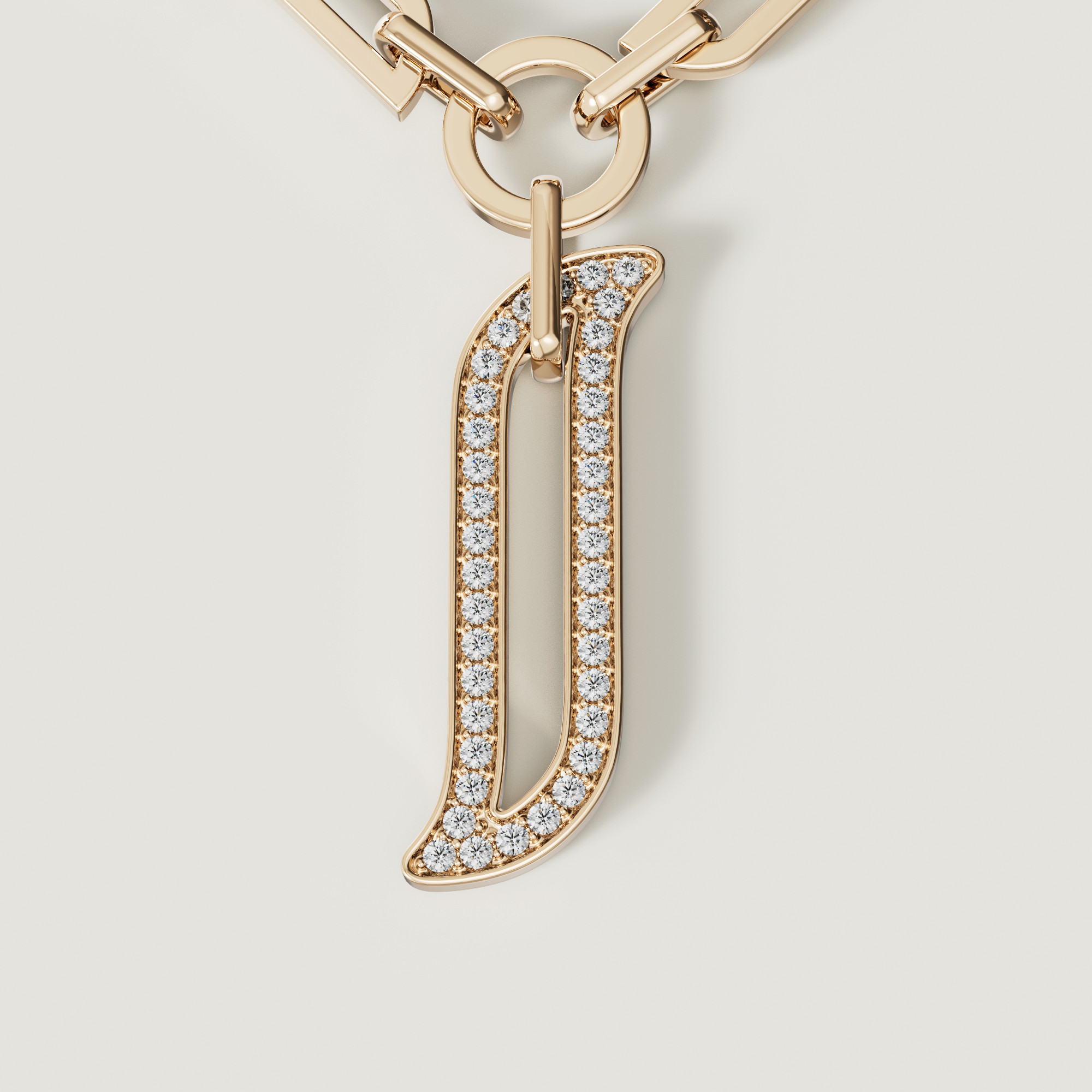 Unity Chain Necklace 18 Yellow Gold & Diamond