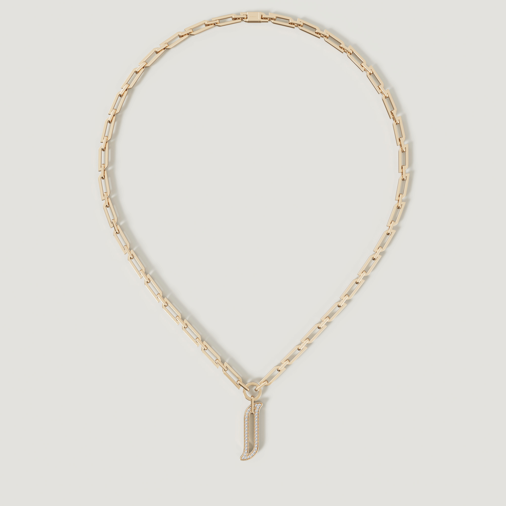 Unity Chain Necklace 18 Yellow Gold & Diamond