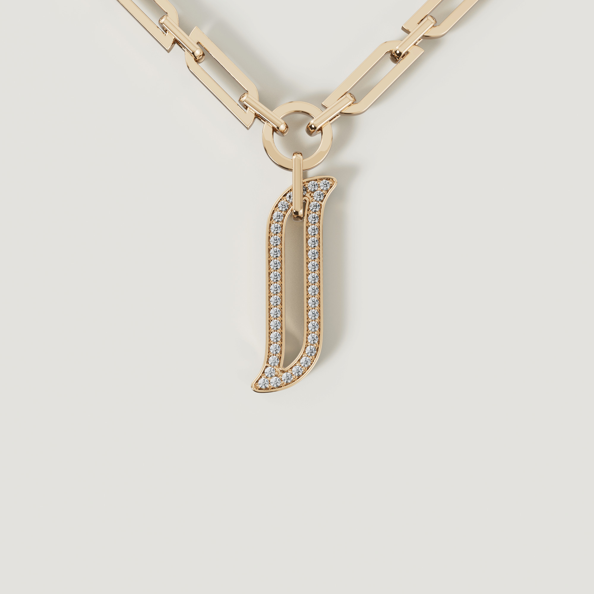 Unity Chain Necklace 18 Yellow Gold & Diamond
