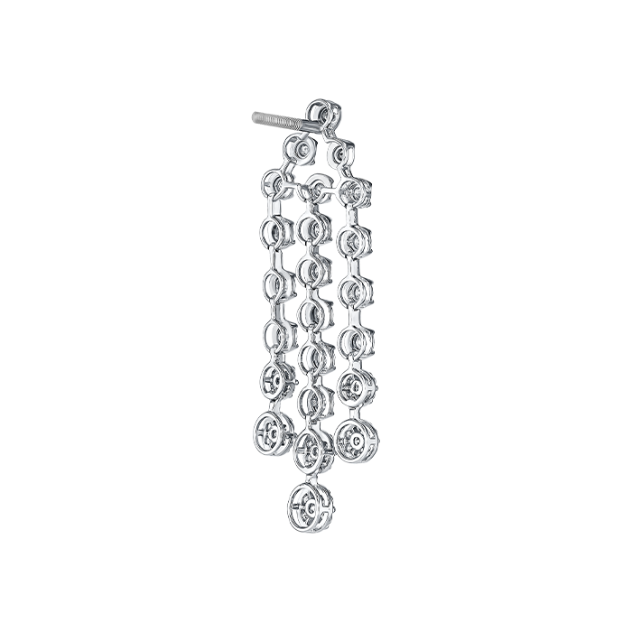 Diamond Necklace & Earring In 18k Gold