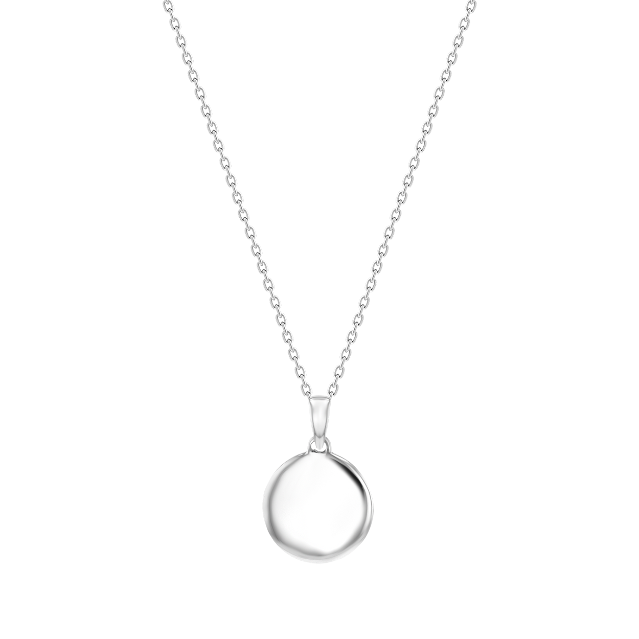 Ara Diamond Pendant-Chain in 18K White Gold