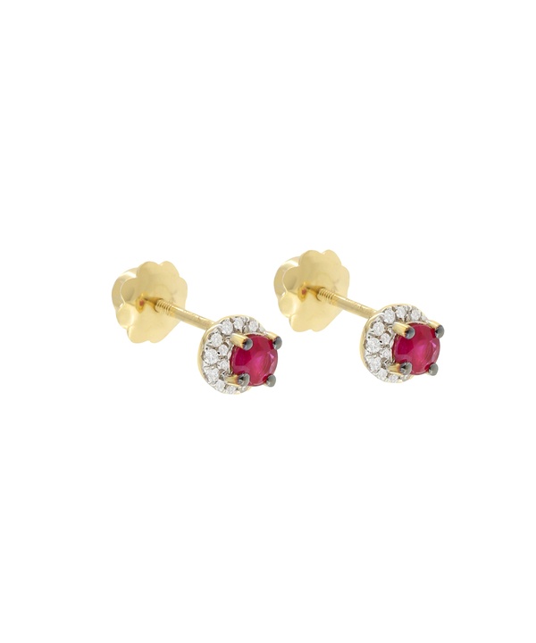 Ara Bambi 18K Yellow Gold Diamond Earrings