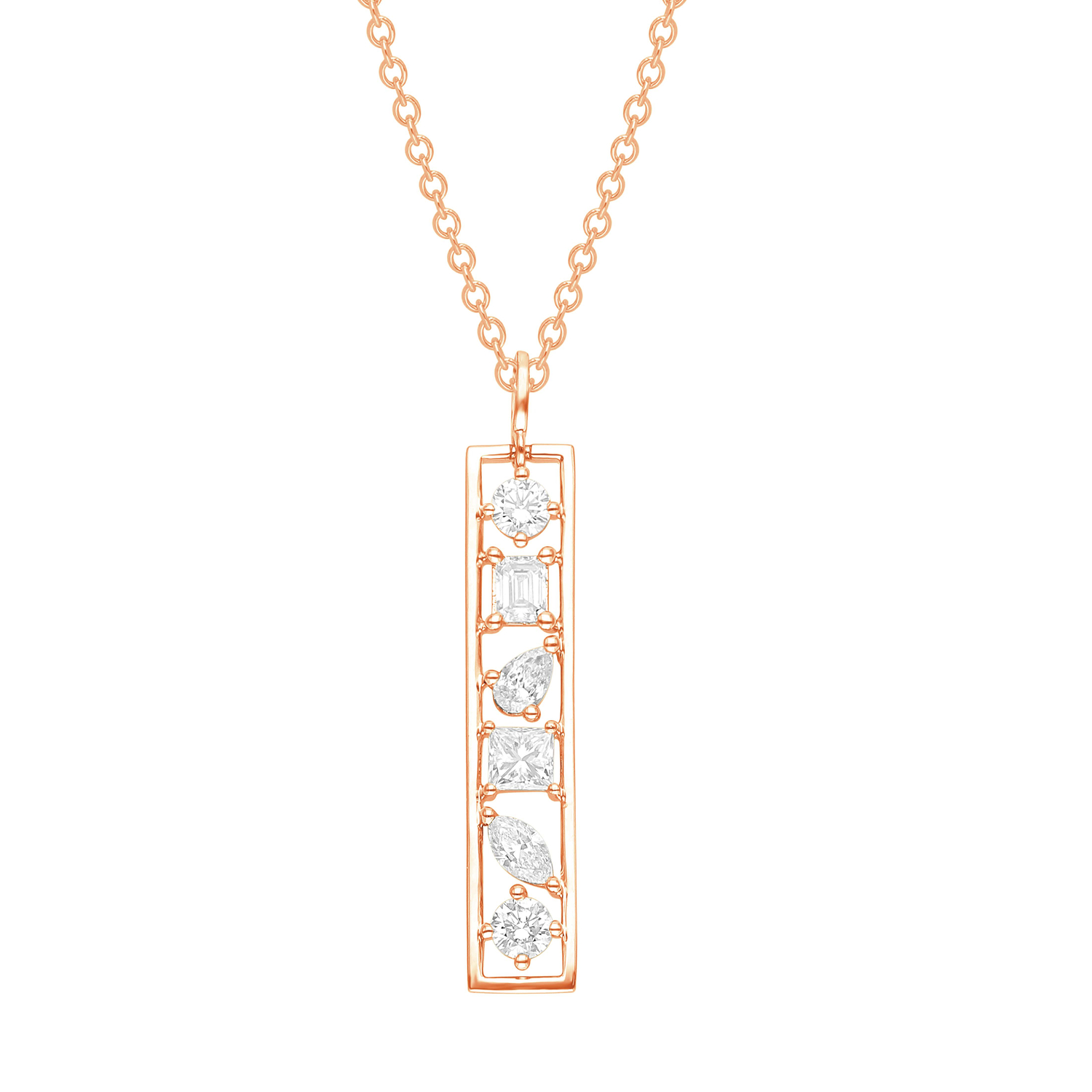 Aerial 18K Rose Gold Pendant Chain